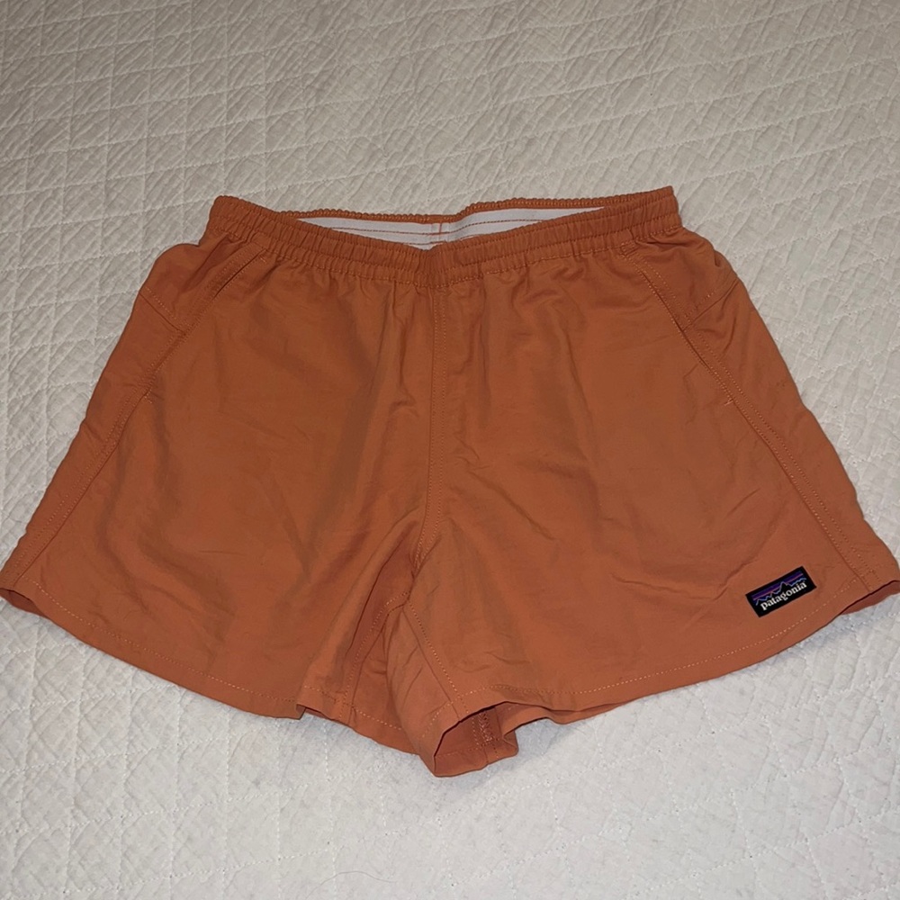 Women’s Patagonia Baggies Shorts 5” Inseam- Tigerlily Orange